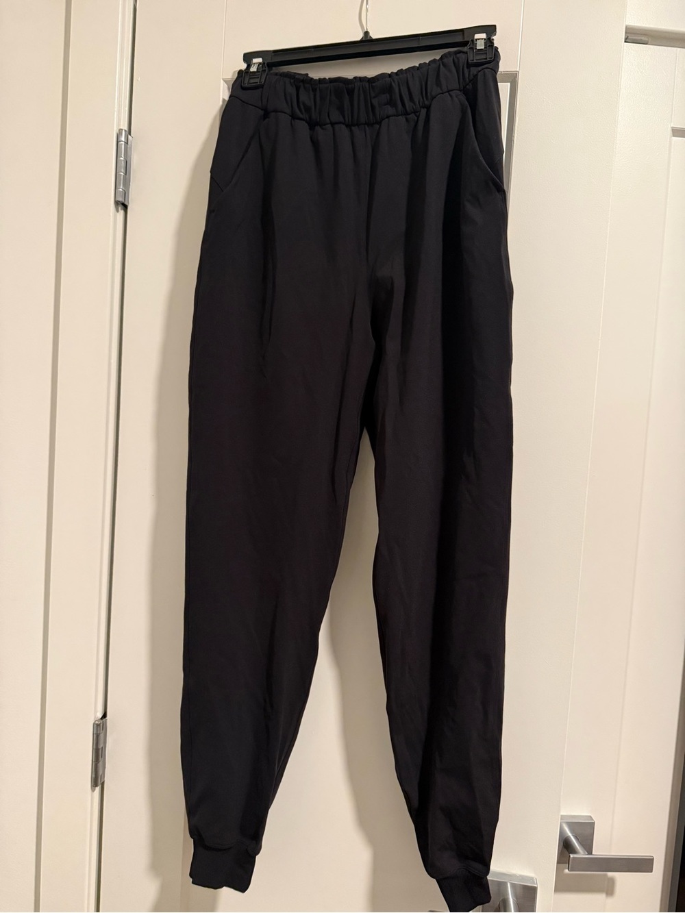 lululemon athletica Black Elastic-Waist Jogger Leggings